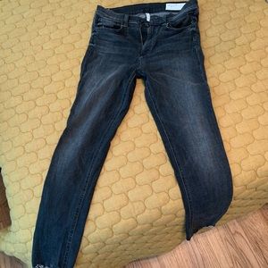 Rag bone high rise ankle skinny